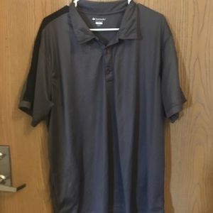 SANTANDER mens black grey shirt xl